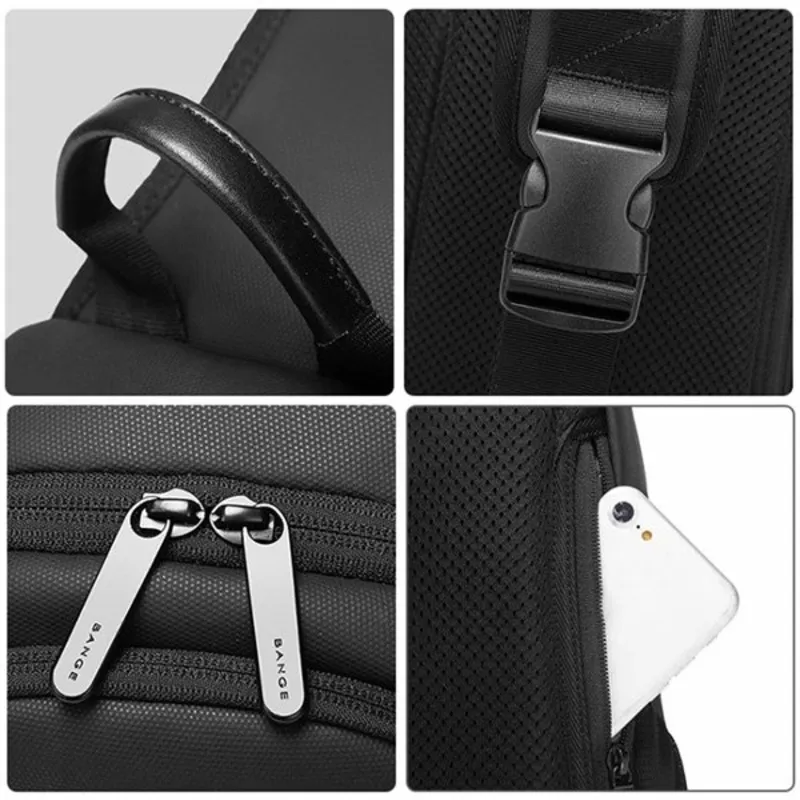 کوله تک بند ضد آب یو اس بی دار بنج Bange BG-77120 gallery6