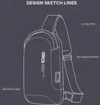 کیف کراس بادی برزنت مردانه و زنانه بنج مدل 7221 thumb 7