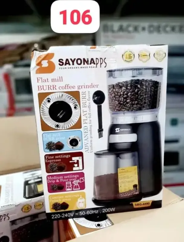 آسیاب قهوه سایونا مدل SBG4490 gallery0