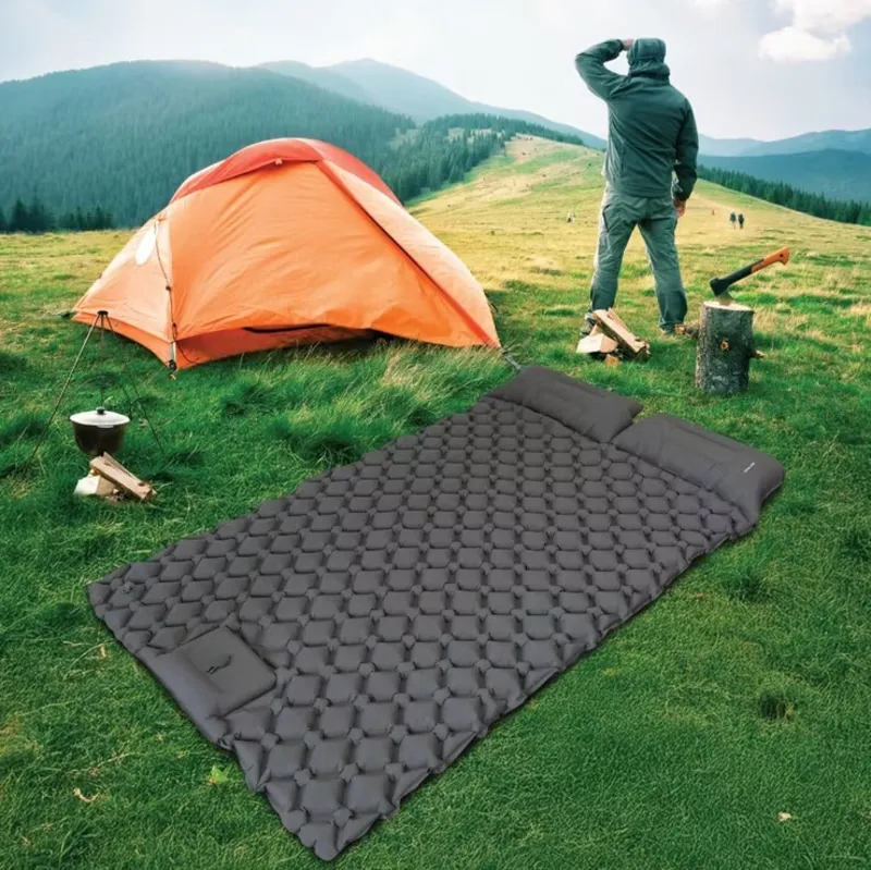 تشک بادی دو نفره گرین لاین مدل Double Air Bed Inflatable Air Mattress gallery0