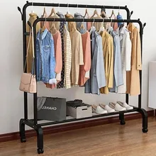 رگال دوبل چرخدار لباس و کفش تحمل وزن 35 کیلوگرم gallery0