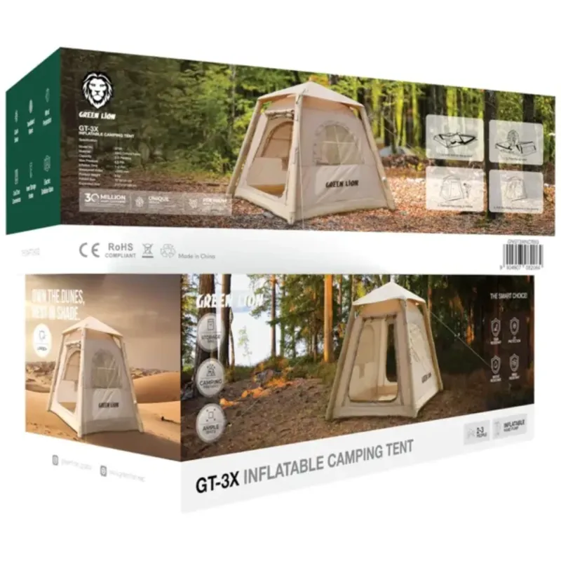 چادر مسافرتی بادی گرین لاین GT-3X Inflatable Camping Tent gallery1