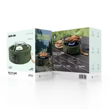 اجاق گازی مسافرتی گرین لاین مدل Solo Flame Camping Stove gallery1