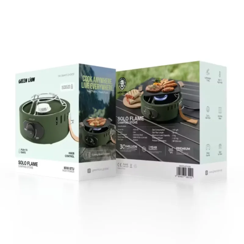 اجاق گازی مسافرتی گرین لاین مدل Solo Flame Camping Stove gallery1