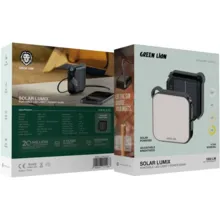 چراغ LED خورشیدی لومیکس با پاوربانک داخلی گرینGreen Lion Solar Lumix LED Light with Built-in PowerBank gallery0