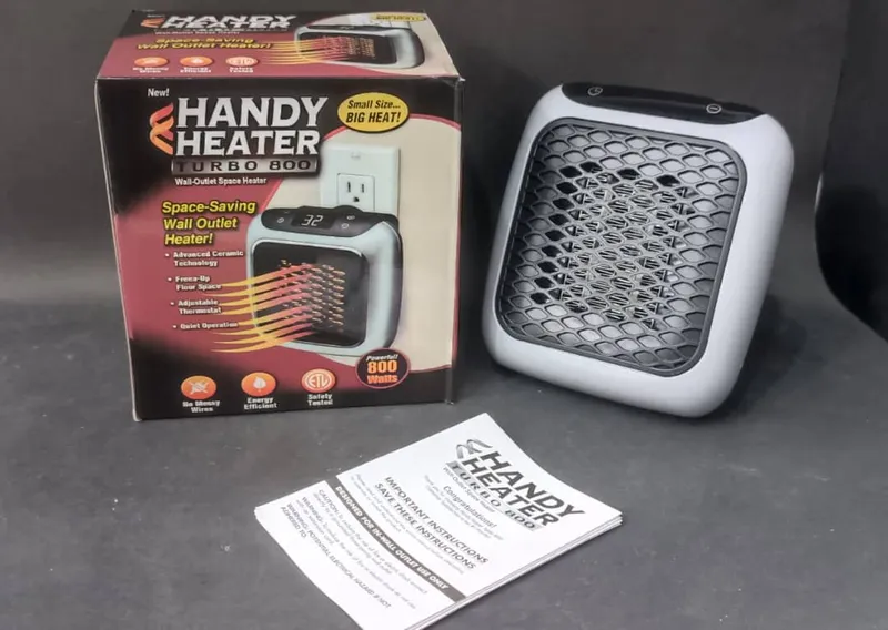 بخاری برقی فن دار مدل HANDY HEATER 800 وات gallery0