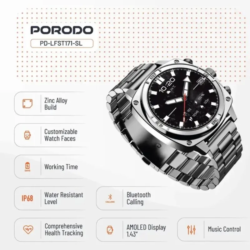 ساعت هوشمند پرودو کورنو استیل/اصل gallery0