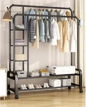 رگال لباس و جاکفشی 58 کیلویی چرخ دار قابل حمل دو لاین/اصل gallery3