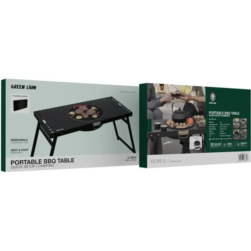 اجاق گاز کمپینگ تاشو گرین لاین مدل Portable BBQ Camping Table gallery2