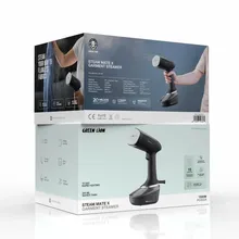 اتو بخار دستی گرین لاین مدل Green Lion Steam Mate X Garment Steamer GNGS1500WBLK gallery0