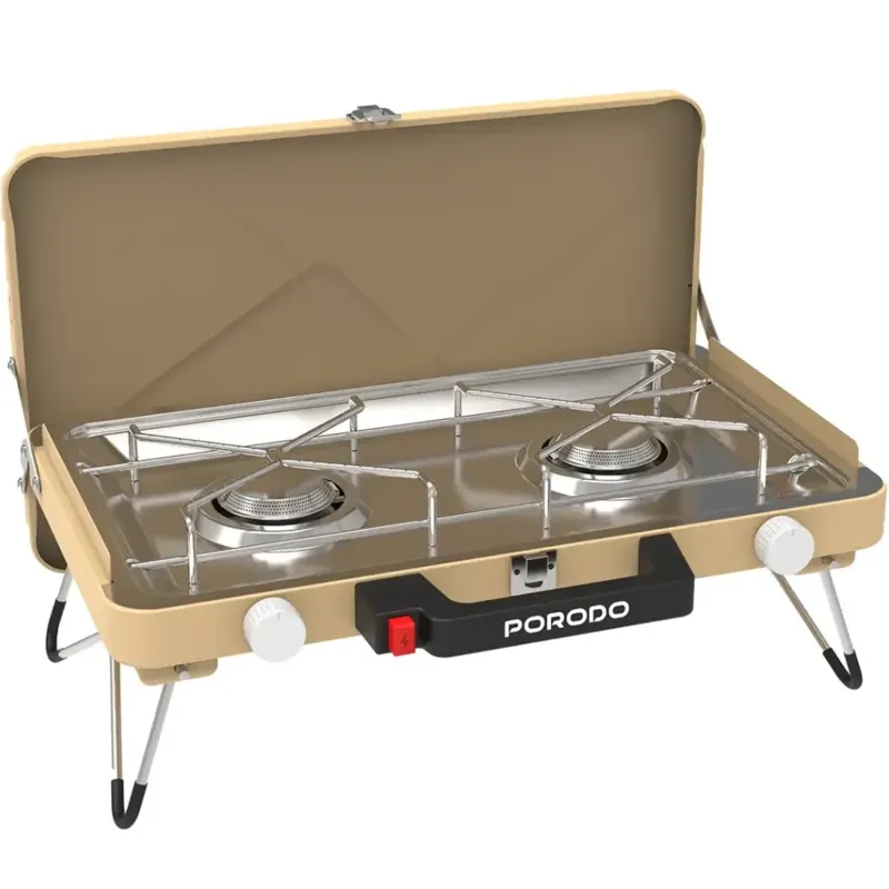 اجاق گاز کمپینگ پرودو مدل Porodo Lifestyle Dual Burner Foldable Camping Stove gallery2