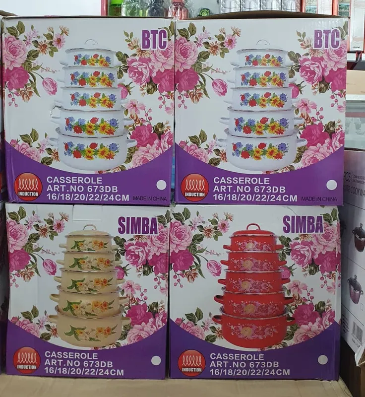 سرویس قابلمه لعابی ده پارچ سیمبا  gallery0