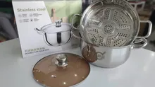 قابلمه استیل سایز 28 همراه با بخار gallery0