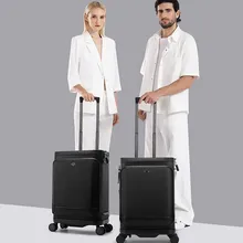 چمدان چرخ دار 20 اینچی ضدآب و ضدسرقت 52 لیتری بنج Bange QL701 gallery5