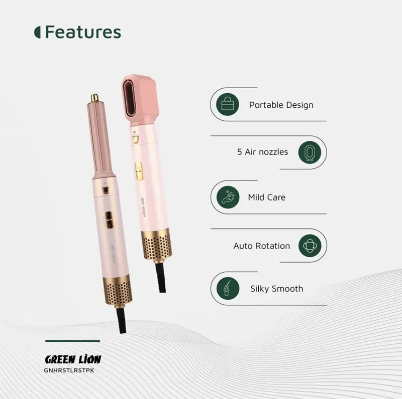 سشوال و حالت دهنده مو 5 در 1 گرین لاین Green Lion 5 in 1 Professional Hair Styler 2 gallery5