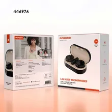 میکروفون یقه ای بی سیم پرودو مدل PD-WMDMIC-BK با دو فرستنده gallery1