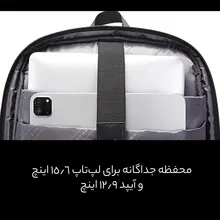کوله پشتی لپ تاپ بنج مدل BG7802 سایز 15.6 اینچ ضد آب gallery1