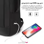 کوله پشتی بنج مدل BG-7251 ضد آب با درگاه USB و تایپ سی thumb 4