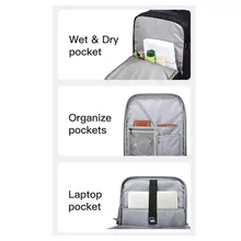 کوله پشتی بنج BG-1801 مناسب لپ تاپ 15.6 اینچ ضد آب gallery7