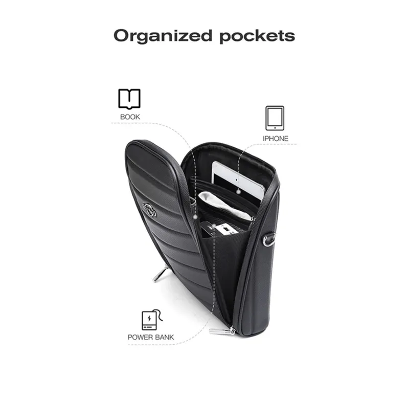 کیف رو دوشی بنج Bange مدل YD252مشکی gallery6