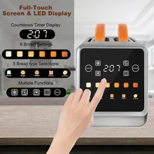 توستر نان دوتایی بدنه استیل نوتریکوک مدل TS201 آمریکا gallery5