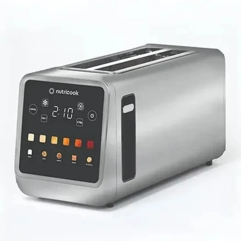 توستر نان نوتریکوک آمریکا مدل TS401 ظرفیت 4 اسلایس با دکمه لمسی و بدنه استیل ضد زنگ gallery0