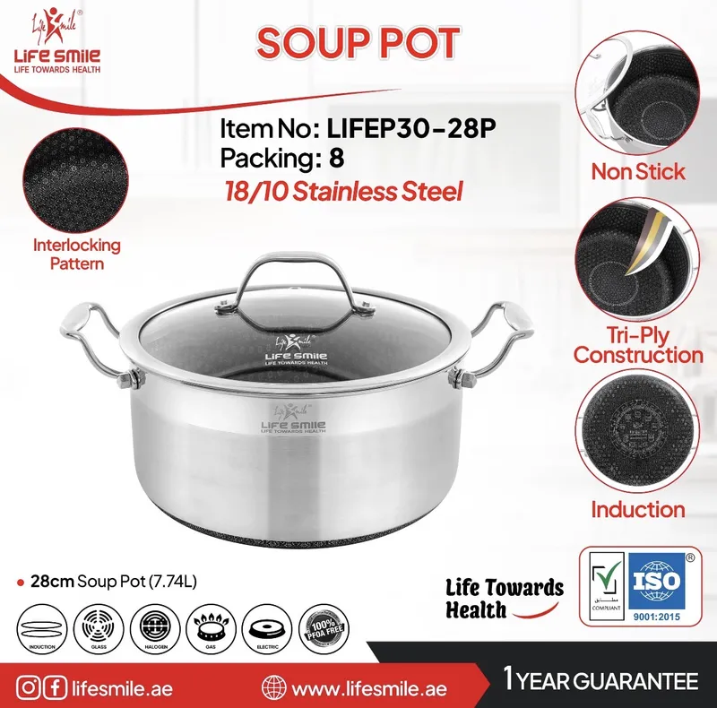 قابلمه استیل کف لیزری ساز 28 لایف مدل LIFEP30_28P gallery0